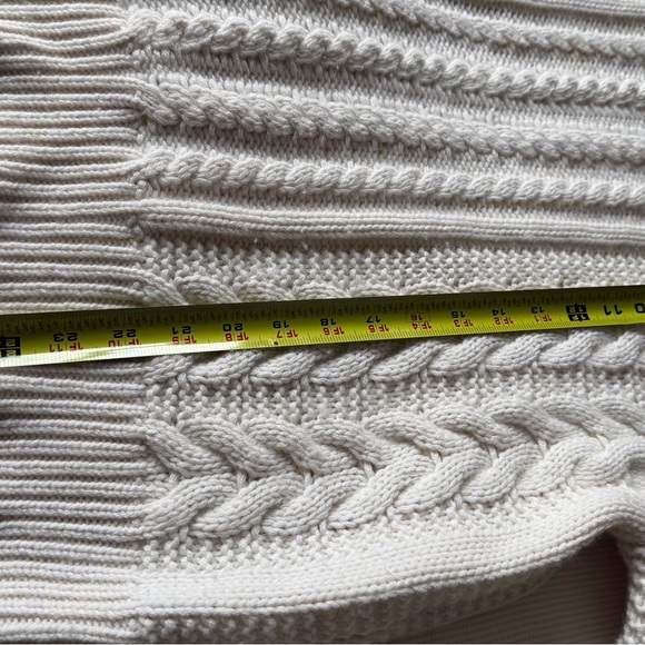 🧶Almada Label 🧶 SOLD OUT • Naia Cable Knit Sweater • cream • S - Picture 12 of 13